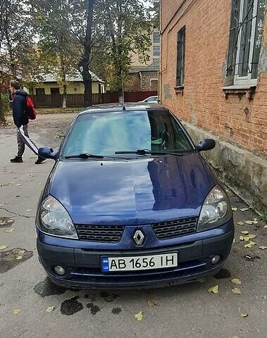 Синий Рено Клио, объемом двигателя 1.4 л и пробегом 197 тыс. км за 3500 $, фото 1 на Automoto.ua