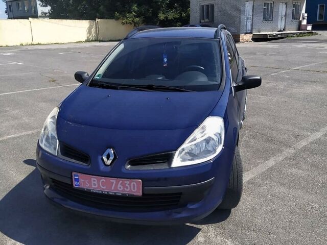 Синий Рено Клио, объемом двигателя 1 л и пробегом 168 тыс. км за 5400 $, фото 1 на Automoto.ua