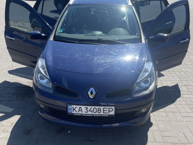Синий Рено Клио, объемом двигателя 1.2 л и пробегом 190 тыс. км за 4700 $, фото 1 на Automoto.ua