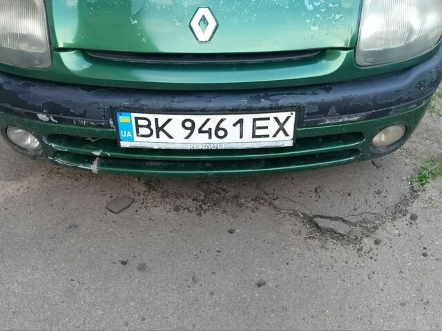 Зеленый Рено Клио, объемом двигателя 1.2 л и пробегом 191 тыс. км за 2800 $, фото 1 на Automoto.ua