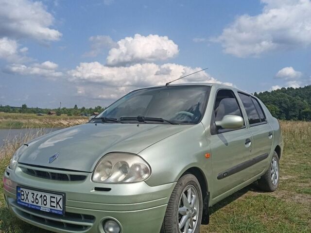 Зеленый Рено Клио, объемом двигателя 1.4 л и пробегом 315 тыс. км за 2999 $, фото 1 на Automoto.ua