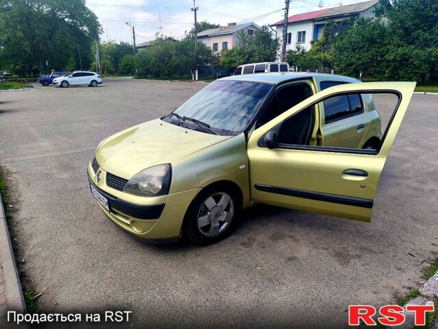 Зеленый Рено Клио, объемом двигателя 1.4 л и пробегом 174 тыс. км за 2300 $, фото 1 на Automoto.ua