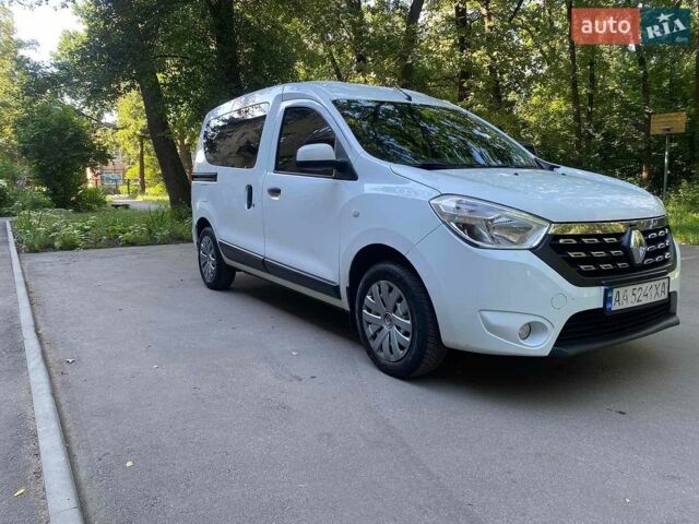 Белый Рено Dokker, объемом двигателя 1.5 л и пробегом 229 тыс. км за 8200 $, фото 1 на Automoto.ua