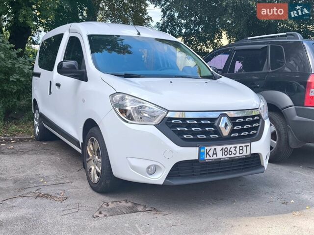 Білий Рено Dokker, об'ємом двигуна 1.6 л та пробігом 118 тис. км за 12500 $, фото 1 на Automoto.ua