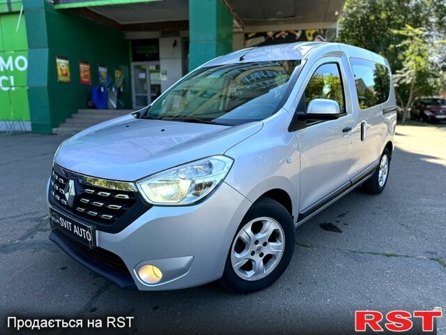 Сірий Рено Dokker, об'ємом двигуна 1.5 л та пробігом 201 тис. км за 9500 $, фото 1 на Automoto.ua
