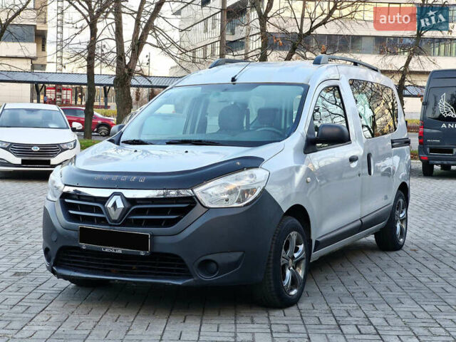 Серый Рено Dokker, объемом двигателя 1.46 л и пробегом 59 тыс. км за 9850 $, фото 1 на Automoto.ua
