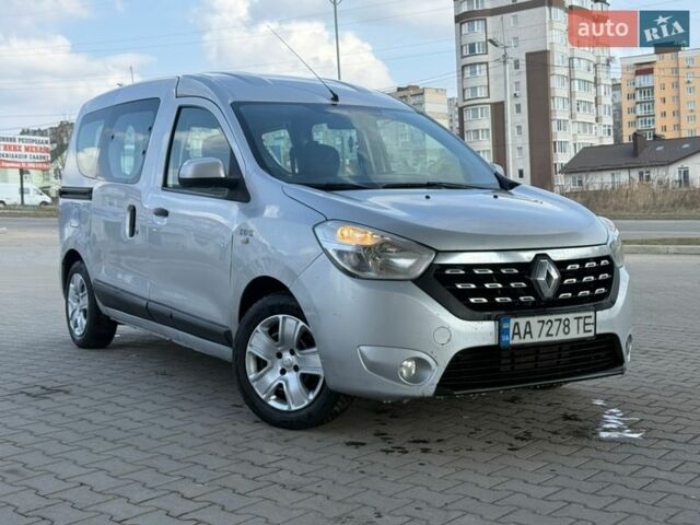 Серый Рено Dokker, объемом двигателя 1.5 л и пробегом 240 тыс. км за 6700 $, фото 1 на Automoto.ua