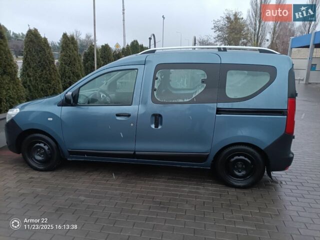 Синий Рено Dokker, объемом двигателя 1.46 л и пробегом 180 тыс. км за 7200 $, фото 1 на Automoto.ua
