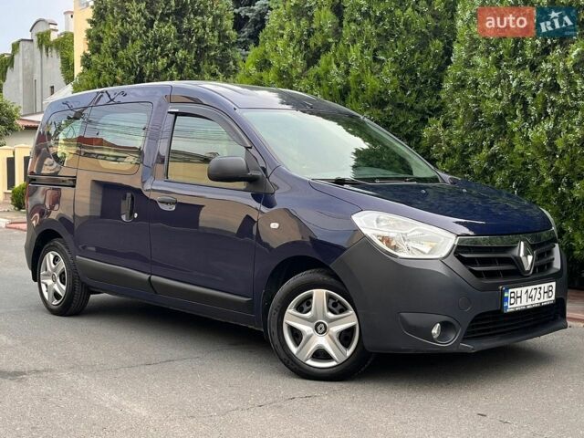 Синий Рено Dokker, объемом двигателя 1.5 л и пробегом 173 тыс. км за 7700 $, фото 1 на Automoto.ua