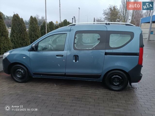 Синий Рено Dokker, объемом двигателя 1.46 л и пробегом 180 тыс. км за 7200 $, фото 1 на Automoto.ua