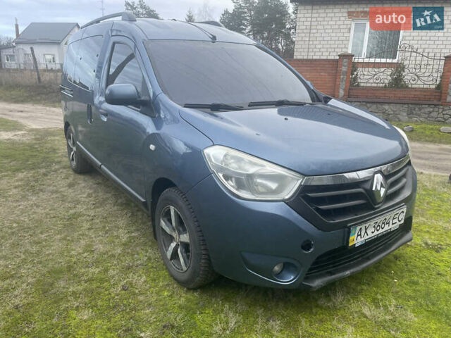 Синий Рено Dokker, объемом двигателя 1.5 л и пробегом 274 тыс. км за 6300 $, фото 1 на Automoto.ua