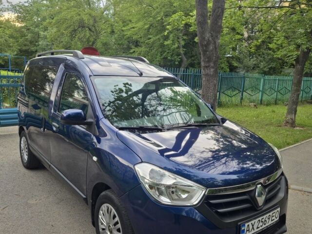 Синий Рено Dokker, объемом двигателя 1.5 л и пробегом 85 тыс. км за 10700 $, фото 1 на Automoto.ua