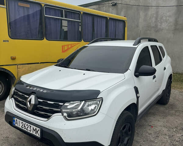 Белый Рено Дастер, объемом двигателя 1.6 л и пробегом 231 тыс. км за 12900 $, фото 1 на Automoto.ua