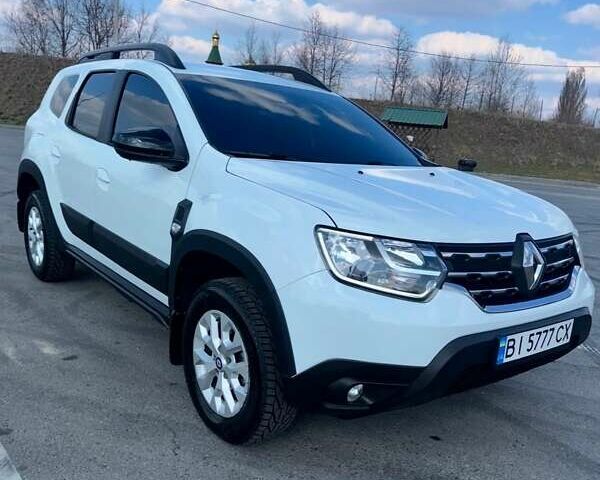 Белый Рено Дастер, объемом двигателя 1.5 л и пробегом 69 тыс. км за 17999 $, фото 1 на Automoto.ua