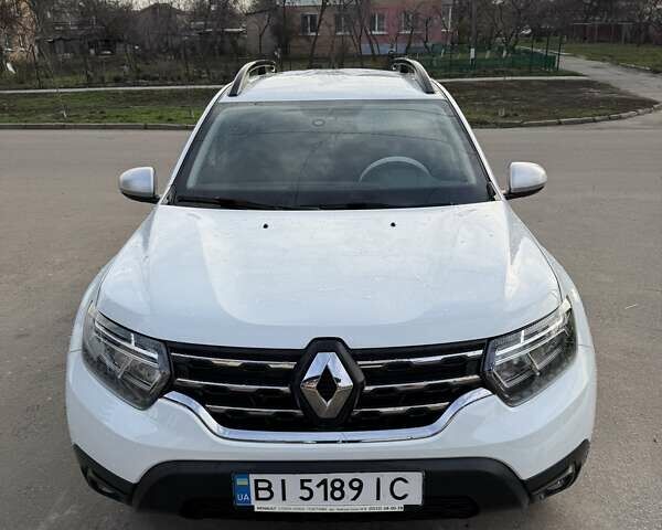 Белый Рено Дастер, объемом двигателя 1.6 л и пробегом 32 тыс. км за 18000 $, фото 1 на Automoto.ua