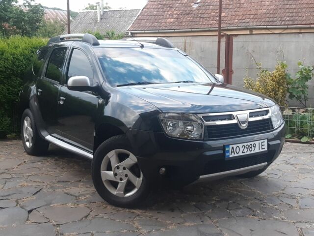 Черный Рено Дастер, объемом двигателя 1.5 л и пробегом 194 тыс. км за 8450 $, фото 1 на Automoto.ua