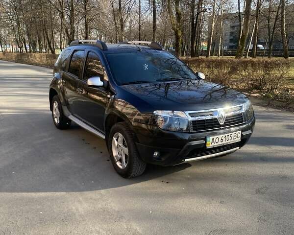 Черный Рено Дастер, объемом двигателя 1.6 л и пробегом 191 тыс. км за 8500 $, фото 1 на Automoto.ua