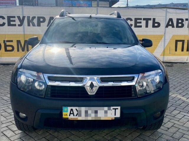Черный Рено Дастер, объемом двигателя 1.6 л и пробегом 95 тыс. км за 10500 $, фото 1 на Automoto.ua