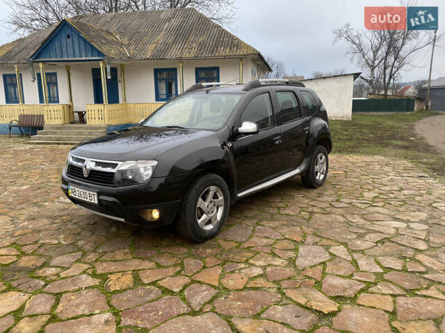 Черный Рено Дастер, объемом двигателя 1.5 л и пробегом 242 тыс. км за 8999 $, фото 1 на Automoto.ua