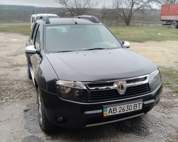 Черный Рено Дастер, объемом двигателя 1.46 л и пробегом 242 тыс. км за 7900 $, фото 1 на Automoto.ua