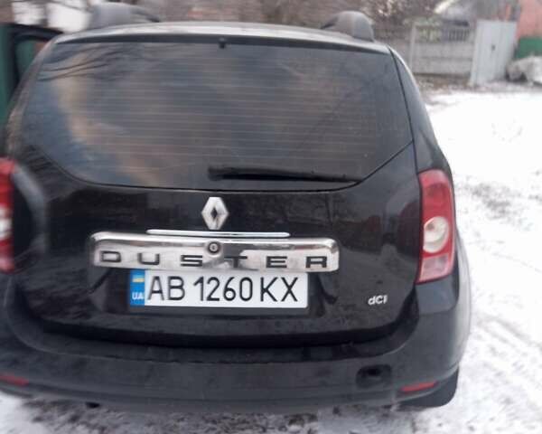 Черный Рено Дастер, объемом двигателя 1.5 л и пробегом 190 тыс. км за 9000 $, фото 1 на Automoto.ua