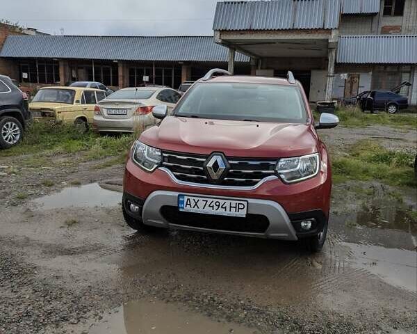 Красный Рено Дастер, объемом двигателя 1.6 л и пробегом 36 тыс. км за 18000 $, фото 1 на Automoto.ua