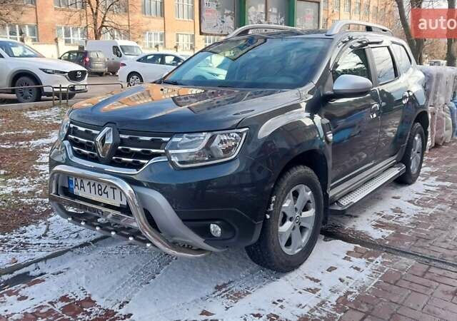 Серый Рено Дастер, объемом двигателя 1.5 л и пробегом 70 тыс. км за 16000 $, фото 1 на Automoto.ua