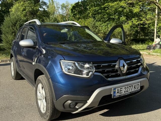 Синий Рено Дастер, объемом двигателя 1.5 л и пробегом 75 тыс. км за 17300 $, фото 1 на Automoto.ua