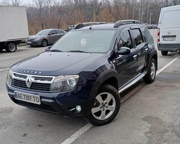 Синий Рено Дастер, объемом двигателя 1.6 л и пробегом 170 тыс. км за 8600 $, фото 1 на Automoto.ua