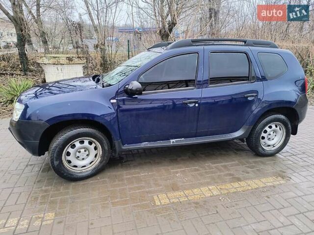 Синий Рено Дастер, объемом двигателя 1.6 л и пробегом 190 тыс. км за 8300 $, фото 1 на Automoto.ua