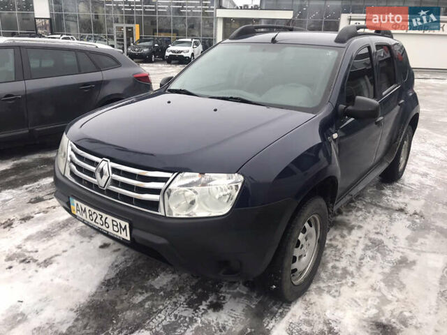 Синий Рено Дастер, объемом двигателя 1.6 л и пробегом 212 тыс. км за 9300 $, фото 1 на Automoto.ua