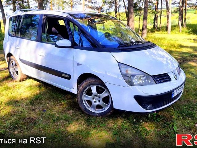 Белый Рено Эспейс, объемом двигателя 1.9 л и пробегом 250 тыс. км за 2550 $, фото 1 на Automoto.ua