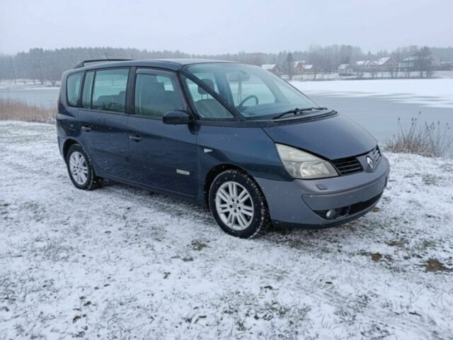 Черный Рено Эспейс, объемом двигателя 2 л и пробегом 200 тыс. км за 1850 $, фото 1 на Automoto.ua