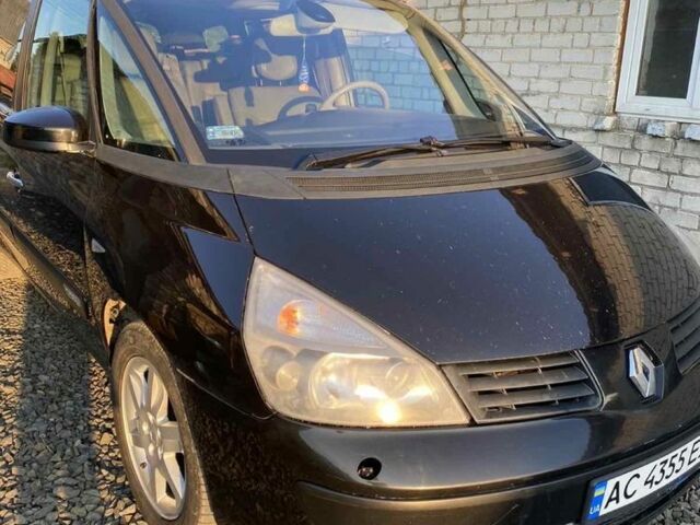 Черный Рено Эспейс, объемом двигателя 2.2 л и пробегом 216 тыс. км за 4000 $, фото 1 на Automoto.ua