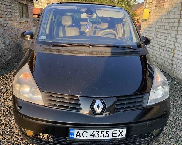 Черный Рено Эспейс, объемом двигателя 2.2 л и пробегом 220 тыс. км за 4000 $, фото 1 на Automoto.ua