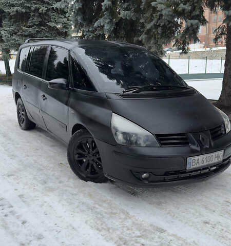 Чорний Рено Еспейс, об'ємом двигуна 2.19 л та пробігом 250 тис. км за 7000 $, фото 1 на Automoto.ua