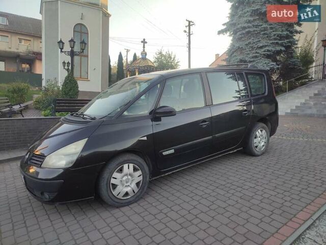 Черный Рено Эспейс, объемом двигателя 1.9 л и пробегом 285 тыс. км за 4000 $, фото 1 на Automoto.ua