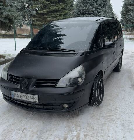 Черный Рено Эспейс, объемом двигателя 2.2 л и пробегом 250 тыс. км за 6500 $, фото 1 на Automoto.ua