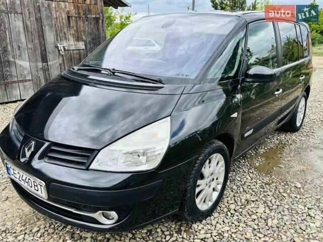 Черный Рено Эспейс, объемом двигателя 2.2 л и пробегом 318 тыс. км за 4600 $, фото 1 на Automoto.ua