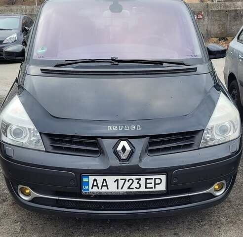 Черный Рено Эспейс, объемом двигателя 2 л и пробегом 330 тыс. км за 7600 $, фото 1 на Automoto.ua