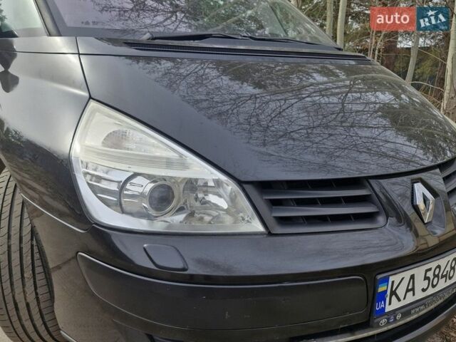 Черный Рено Эспейс, объемом двигателя 2 л и пробегом 290 тыс. км за 7500 $, фото 1 на Automoto.ua