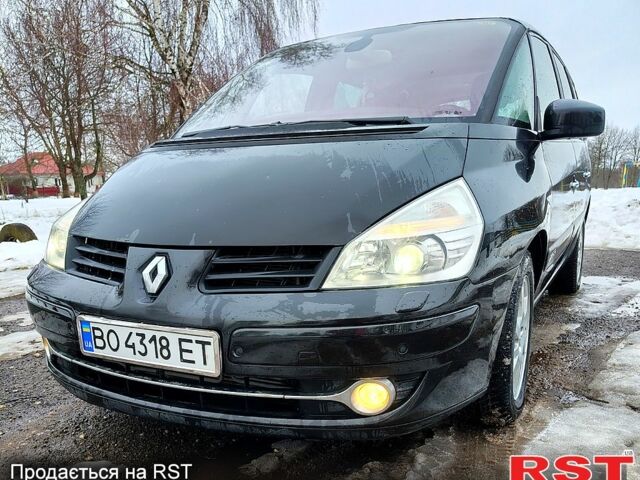 Черный Рено Эспейс, объемом двигателя 2 л и пробегом 310 тыс. км за 7100 $, фото 1 на Automoto.ua