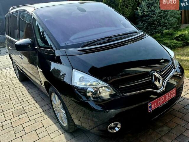 Черный Рено Эспейс, объемом двигателя 2 л и пробегом 238 тыс. км за 10850 $, фото 1 на Automoto.ua