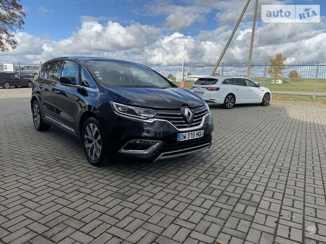 Черный Рено Эспейс, объемом двигателя 1.6 л и пробегом 214 тыс. км за 19400 $, фото 1 на Automoto.ua