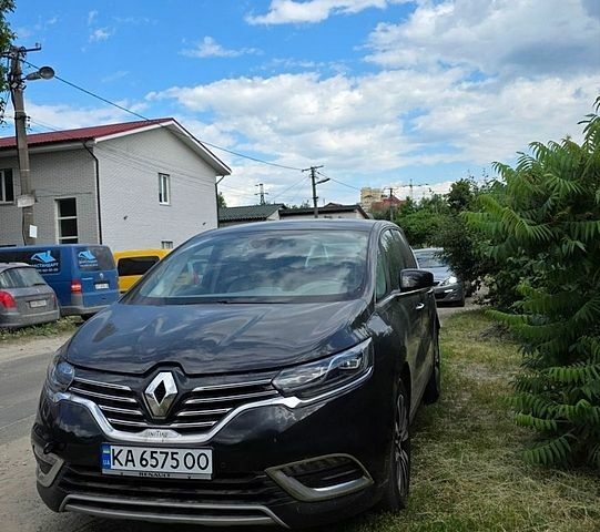 Черный Рено Эспейс, объемом двигателя 1.6 л и пробегом 320 тыс. км за 11500 $, фото 1 на Automoto.ua
