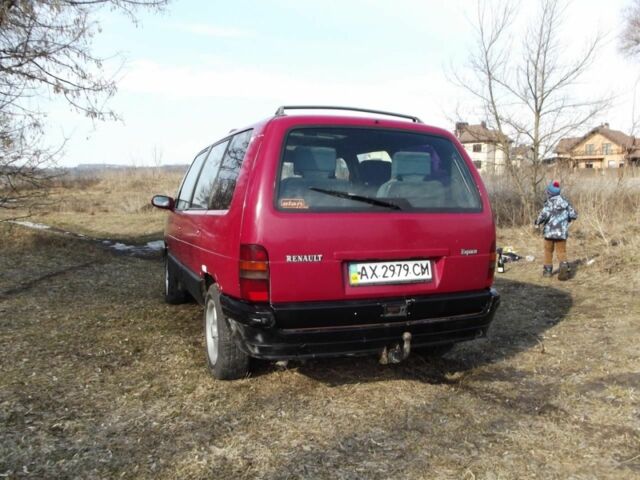 Червоний Рено Еспейс, об'ємом двигуна 2.2 л та пробігом 300 тис. км за 2179 $, фото 1 на Automoto.ua