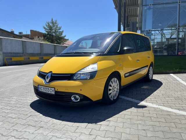 Жовтий Рено Еспейс, об'ємом двигуна 2 л та пробігом 257 тис. км за 7500 $, фото 1 на Automoto.ua