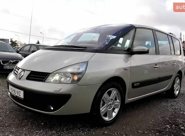 Сірий Рено Еспейс, об'ємом двигуна 2 л та пробігом 296 тис. км за 2500 $, фото 1 на Automoto.ua