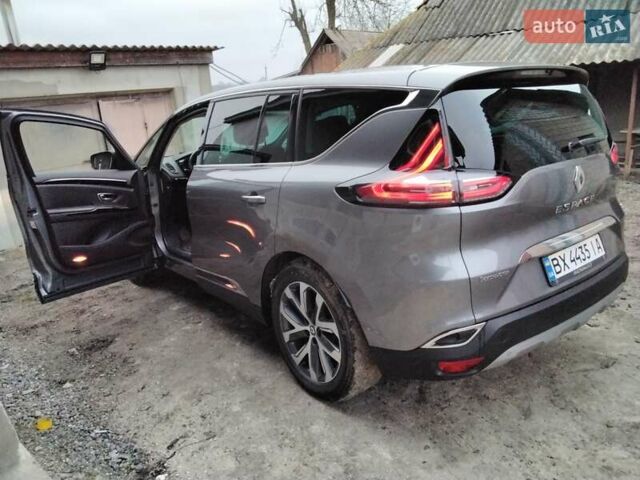 Серый Рено Эспейс, объемом двигателя 1.6 л и пробегом 230 тыс. км за 17000 $, фото 1 на Automoto.ua