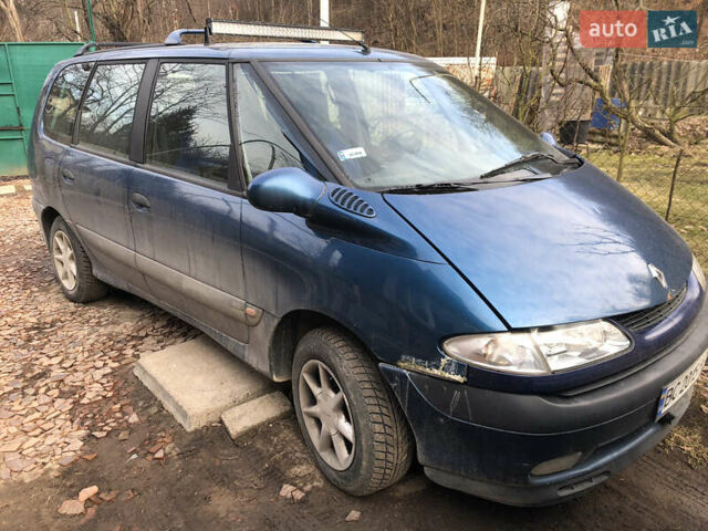 Синий Рено Эспейс, объемом двигателя 2 л и пробегом 383 тыс. км за 2700 $, фото 1 на Automoto.ua